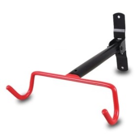 Staffa di montaggio per bicicletta, Acciaio, 23 x 38 cm, Nero/Rosso