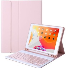Cover per tastiera per iPad 10.9, Bluetooth, rosa