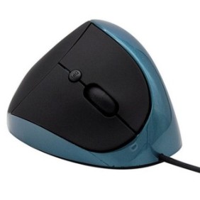 Mouse ergonomico, Blu/Nero