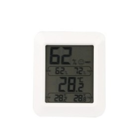 Termometro digitale da interno, Sunmostar, bianco