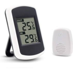 Termometro digitale, Sunmostar, Bianco/Nero