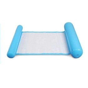 Materasso per piscina, PVC, Bianco/Blu