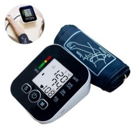Misuratori di pressione arteriosa, display LED, porta USB, nero/bianco