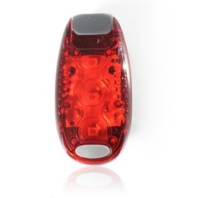 Luce LED per zaino/bici, JeiibrZui, rossa