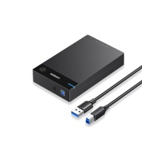 Custodia per HDD, Ugreen, Per HDD/SATA/SSD, 3.2"/2.5", USB 3.0, Policarbonato, Nero