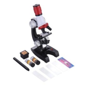 Kit microscopio, Sunmostar, plastica, rosso