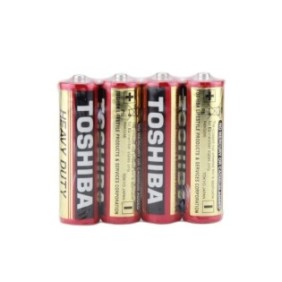 Set di 10 batterie AA TOSHIBA R06 x 4, blister