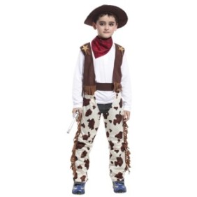 Costume da cowboy ARIN®, per bambini, 7-8 anni, 120-130 cm