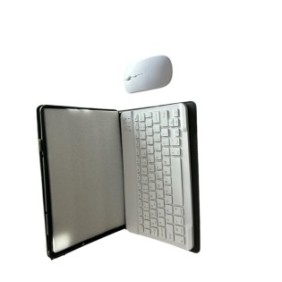 Cover con tastiera e mouse wireless, Bluetooth, per tablet Lenovo Tab M8 TB-8505X, Sigloo, Oro