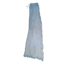 Borsa per rete da pesca gioielli, maglia 14 mm, 70 x 280 cm, peso 300 grammi, fatta a mano