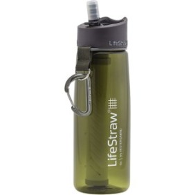 Filtro per l'acqua Lifestraw Go con bottiglia verde da 0,65 L