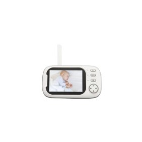 Baby monitor e telecamera audio-video wireless per sorveglianza bambini Spy® HD XXL Schermo LCD da 3,2 pollici, sensore sonoro, modalità visione notturna a infrarossi, talk-back, monitoraggio della temperatura, ninne nanne