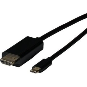 Cavo, EFB, USB 3.2/HDMI 1.4, C-HDMI, St-St, 4K@30Hz, 2m, Nero