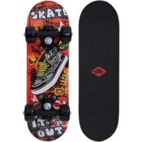 Skateboard, Schildkort, Miniskateboard 17, Multicolor