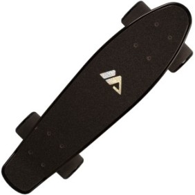Skateboard Pro Series Action One 22'', ABEC-7, PU, camion in alluminio, nero