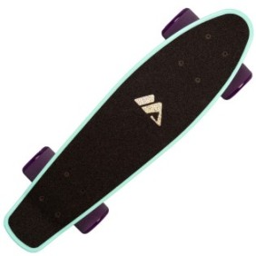 Skateboard Pro Series Action One 22'', ABEC-7, PU, camion in alluminio, turchese