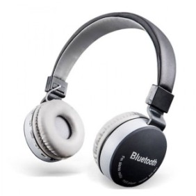 Cuffie audio pieghevoli wireless on-ear con vivavoce Bluetooth MS-881A nere