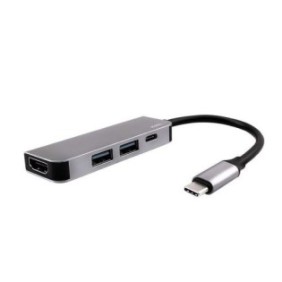 Adattatore. Digital One, 4 in 1, da USB C a HDMI, USB 3.0
