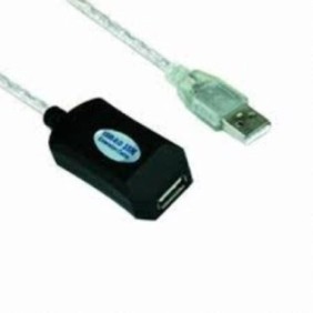 Cavo, VCom, SS001310, prolunga USB 2.0, maschio - femmina, 10 m, Nero/Verde