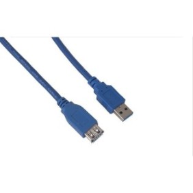 Cavo, VCom, SS001306, USB 3.0 maschio a USB 3.0 femmina, 3 m, Blu