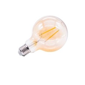 Lampadina LED Vingate G95 Ambra, 8W, 960lumen, Colore Caldo 2700k, EcoFriendly, A+ Economica