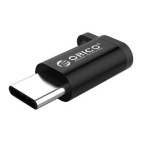Adattatore, Orico, da Micro USB femmina a USB 3.1 USB-C, Argento/Nero