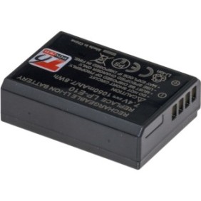 Batteria T6 Power compatibile con Canon LP-E10, 1050mAh, 7,8Wh, nera