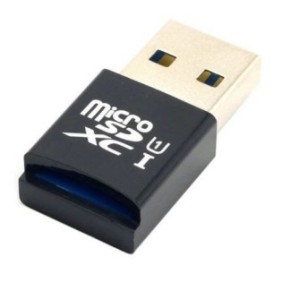 Lettore di schede Digital One SP01131 TF-13, Rosso, , USB 2.0, Mini, Per MicroSD