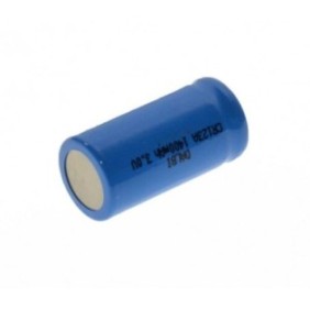 Batteria ricaricabile agli ioni di litio CR123/3V, 1400mA, Dalbi, blu