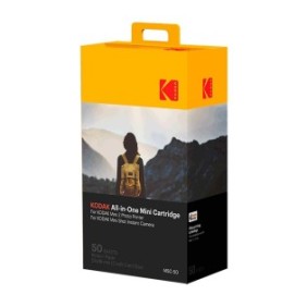 Set di carta fotografica e cartucce Kodak MSC50 per Kodak Mini 2, Mini 2 Retro e Mini Shot 2