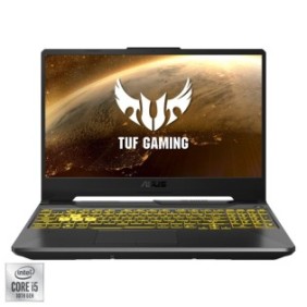 ASUS TUF F15 FX506LH Laptop da gioco con processore Intel® Core™ i5-10300H fino a 4,50 GHz, 15,6", Full HD, 144Hz, 8 GB, SSD da 512 GB, NVIDIA® GeForce® GTX 1650 4 GB, DOS gratuito, Fortress Grey