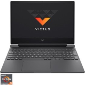 Laptop da gioco HP VICTUS 15-fb0029nq con processore AMD Ryzen™ 5 5600H fino a 4,20 GHz, 15,6", Full HD, 8 GB, SSD da 256 GB, Nvidia GeForce GTX 1650 4 GB, FreeDOS, Mica Silver