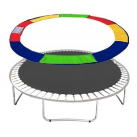 Protezione a molla per trampolino con diametro di 305 cm, multicolore