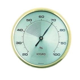Igrometro analogico, metallo, 7 cm