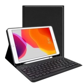 Cover per tastiera per iPad Air 4/10.9 (2021/2020), Bluetooth, Nero