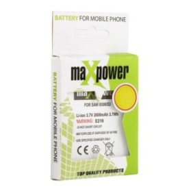 Batteria per Samsung E250, MaxPower, 1000mAh, AB463446BU