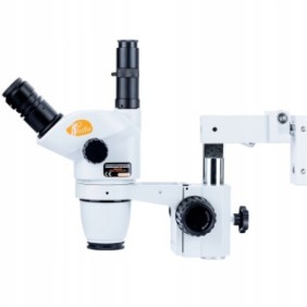 Microscopio, Rosfix, fotocamera da 16 MP, luce LED, display da 8 pollici, bianco