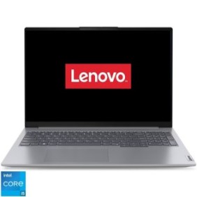 Laptop Lenovo 16'' ThinkBook 16 G6 IRL, WUXGA IPS, processore Intel® Core™ i5-1335U (12 MB di cache, fino a 4,60 GHz), DDR5 da 64 GB, SSD da 2 TB, Intel Iris Xe, senza sistema operativo, grigio artico