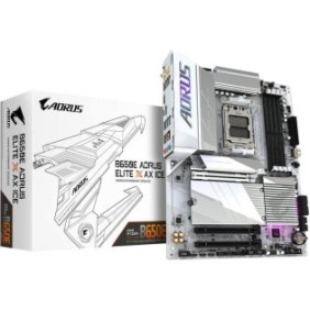 Scheda madre GIGABYTE B650E AORUS ELITE AX ICE AM5, 4x DDR5, 2x HDMI 1x USB TYPE-C, 3x PCIE x16, 3x