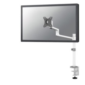 Supporto per monitor da tavolo, Neomounts, Clip/Vite, 8 kg - 43,2 cm (17") - 68,6 cm (27"), 100 x 100 mm, Bianco