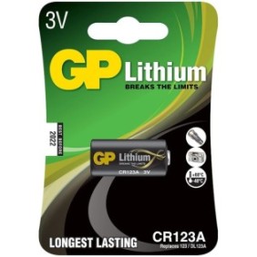 Batteria Pro Litio GP CR123A, 1 pz