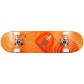 Skateboard, Playlife Illusion, Legno, Arancione