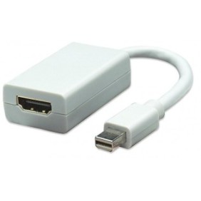 Adattatore, Techly, Mini DisplayPort/HDMI, Bianco