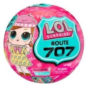 Bambola LOL Surprise, Modello Route 707 All Wave 2, edizione limitata, 8 cm