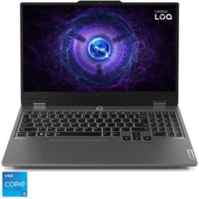 Laptop gaming Lenovo LOQ 15IAX9 con processori Intel® Core™ i5-12450HX fino a 4,4 GHz, 15,6", Full HD, IPS, 144 Hz, 16 GB DDR5, 1 TB SSD, NVIDIA® GeForce RTX™ 3050 6 GB GDDR6, senza funzionamento sistema, Luna Grigia