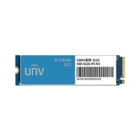 Unità di archiviazione SSD 512 GB, M.2, PCIe3 NVMe U3000, Uniview SSD-512G-P3-M2