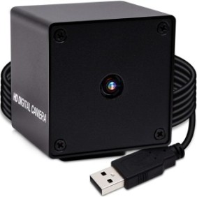 Webcam ELP 16MP USB Messa a fuoco automatica Custodia in metallo Mini UVC USB2.0 Obiettivo 4K 68 gradi Nessuna distorsione
