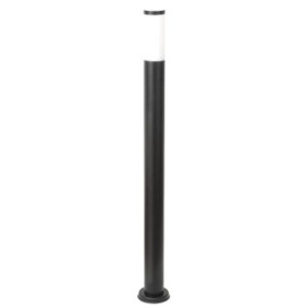 Palo per illuminazione da esterno Torcia Rabalux Black, E27, 25W, IP44, 110 cm, acciaio inox