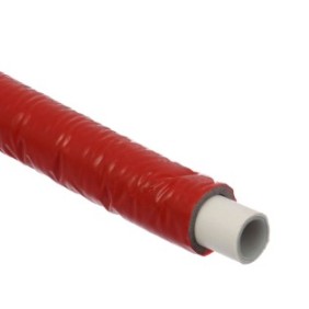 Tubo multistrato isolato PEXAL Henco diametro 16 mm, inserto bobina 0,4 mm 100 metri rosso/blu