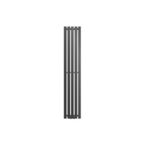 Radiatore da bagno (riscaldamento), ECD Germany, modello Stella, 260 x 1400 mm, antracite, con 5 elementi
